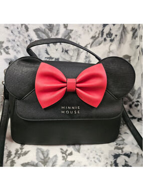 Loungefly Disney Minnie Mouse Red Bow Crossbody Bag